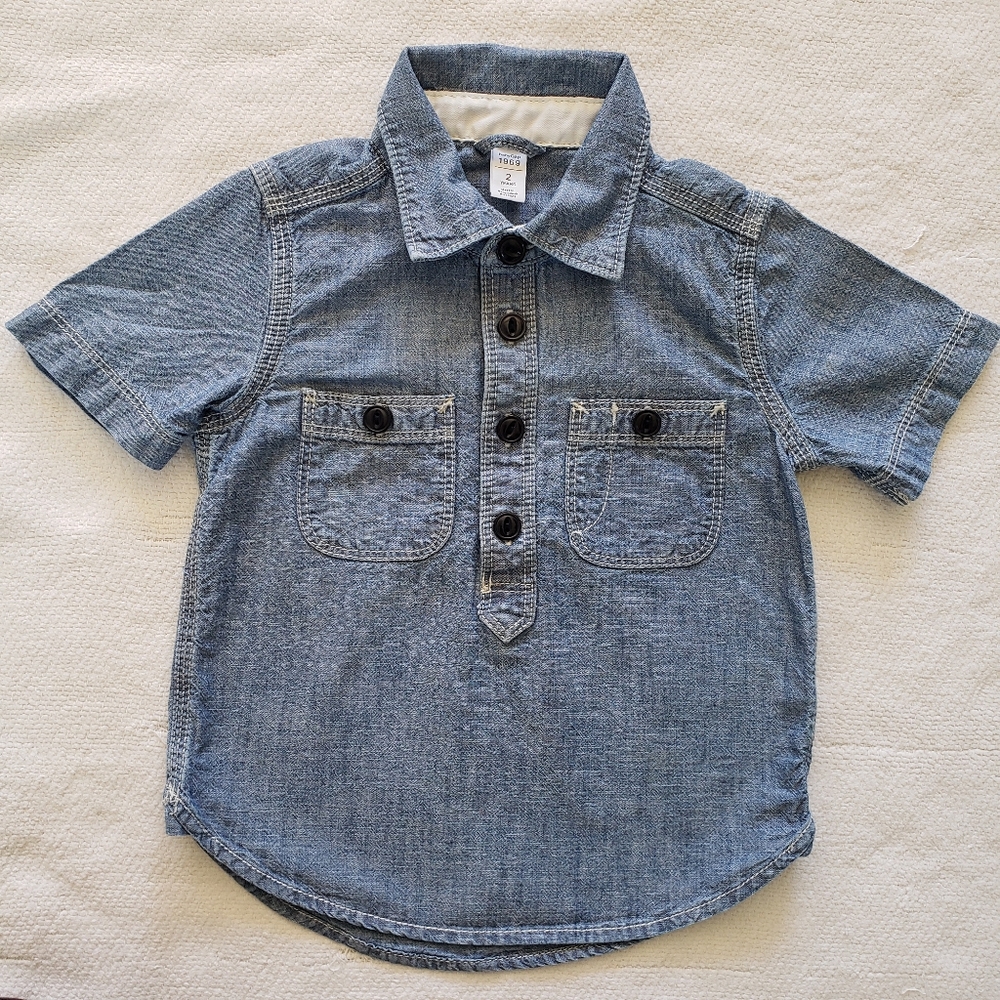 BABY GAP | 2T Boys Chambray Shirt | EUC